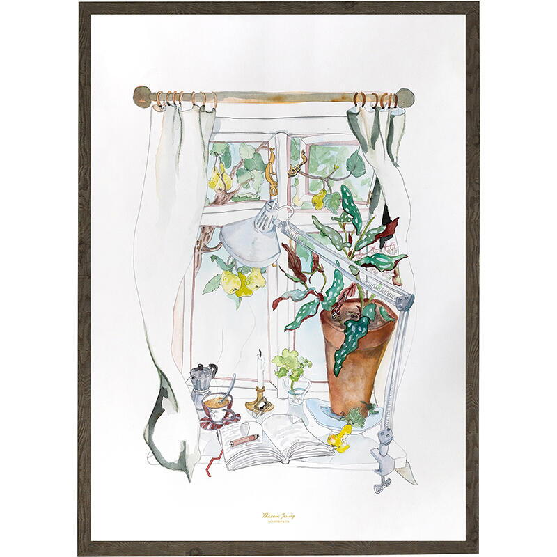 Stueplante - KUNSTPRINT - VÆLG STØRRELSE