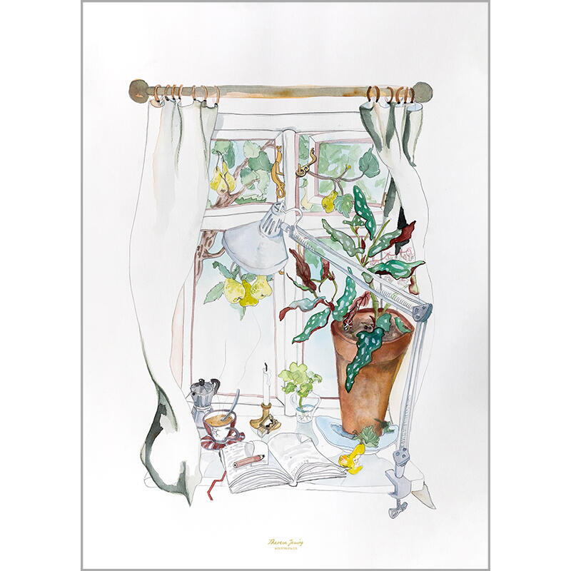 Stueplante - KUNSTPRINT - VÆLG STØRRELSE