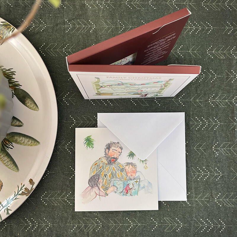 FAMILY CHRISTMAS - Quadratischer Kartenordner