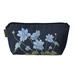 COSMETIC BAG - Blue anemone (with bottom)