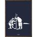 Inuit-Fänger (arktisches Dunkelblau) - KUNSTDRUCK - GRÖSSE WÄHLEN