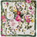 SILKETØRKLÆDE - Rose Flower Garden JL - Rosa/grøn 50 cm