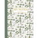 Noteshæfte - Grøn floral mønster