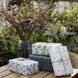 GAVEPAPIR - Blomstrende forår - recycle 4 ark