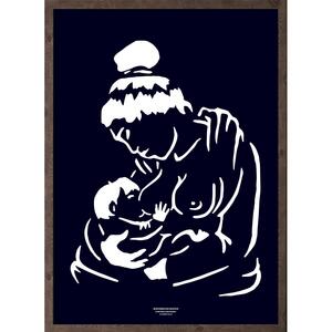 Anaana (arctic dark blue) - KUNSTPRINT - VÆLG STØRRELSE