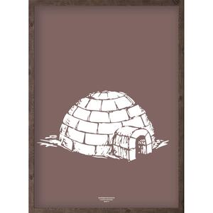 Iglo (arctic purple) - KUNSTPRINT - VÆLG STØRRELSE