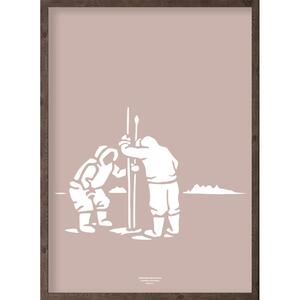 Inuit fangere (arctic girl) - KUNSTPRINT - VÆLG STØRRELSE