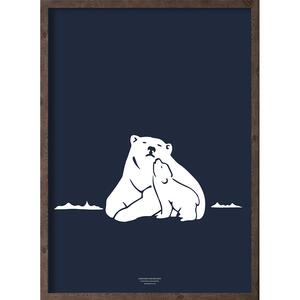 Nanoq (arctic dark blue) - KUNSTPRINT - VÆLG STØRRELSE