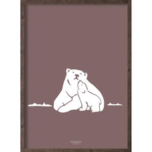 Nanoq (arctic purple) - KUNSTPRINT - VÆLG STØRRELSE