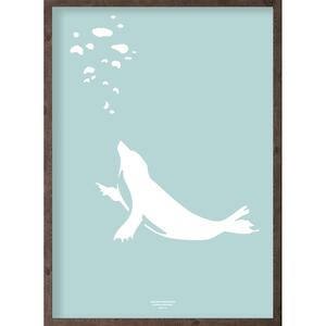 Puisi (arctic ice blue) - KUNSTPRINT - VÆLG STØRRELSE