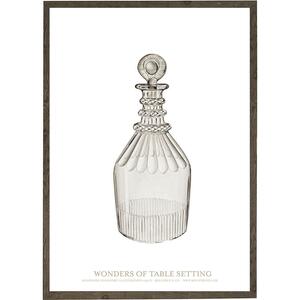 ART PRINT - Decanter clear - CHOOSE SIZE