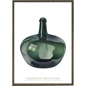 Vase dark green - KUNSTPRINT - VÆLG STØRRELSE