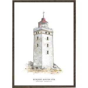 Rubjerg Knude Fyr - KUNSTPRINT - VÆLG STØRRELSE